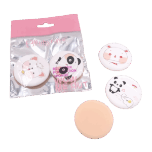 Pomo Para Polvos Meiyani Estampado Animales X2 SKU 22239