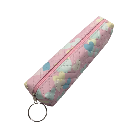 Cartuchera Rosada Estampado Corazon X und SKU CA2753