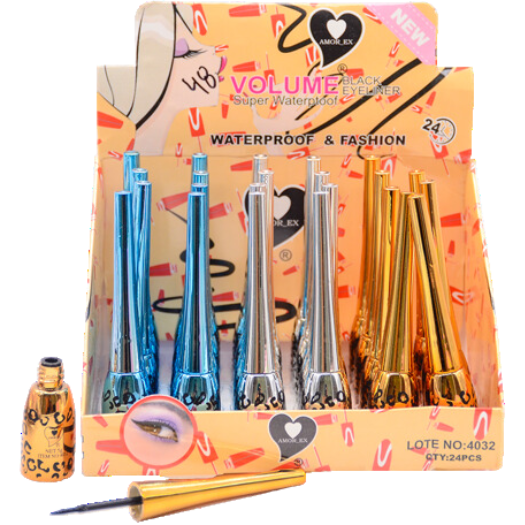 Delineador Amor Ex Negro Animal Print Metalizados X und SKU 4032