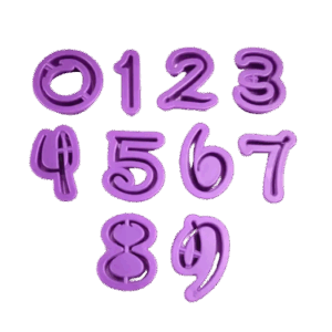 Molde Para Galletas En Forma De Numero SKU KP207