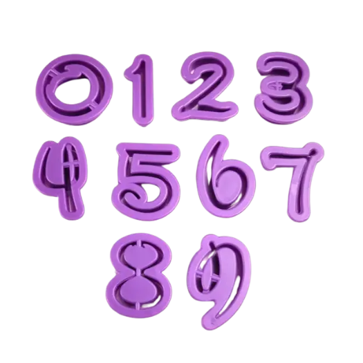 Molde Para Galletas En Forma De Numero SKU KP207