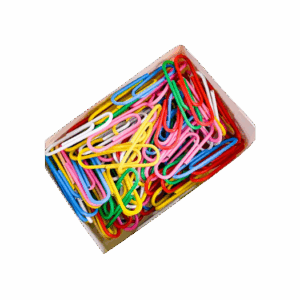Caja De Clips De 100 Pcs Tamaño 28mm Colores Surtidos X und SKU CR24003-537
