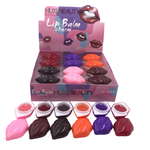 Hidratante Para Labios Huxiabeauty Forma Labios Colores Surtidos X24 X und SKU 1015-1