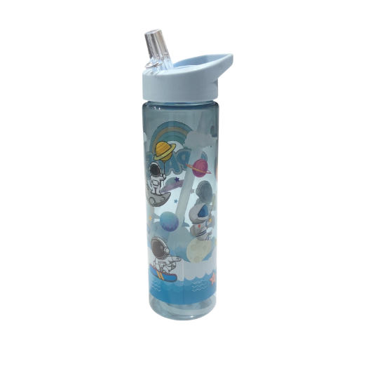 Termo Plastico 700ml Estampado Astronauta