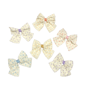 Pinza Picoloro Con Moño X12 Colores Variados SKU CA2733