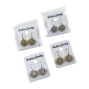 Aretes Redondo Flor Dorado Y Plateado X und SKU CA2792