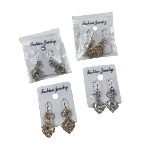 Aretes Corazon Piedra Dorado Y Plateado SKU CA2798