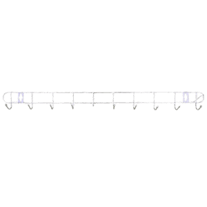 Percheros x 10 ganchos Tamaño: 55cmX3cm X und SKU  021-10