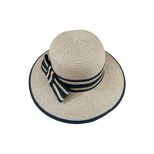 Sombrero Con Moño Color: Caqui-Blanco-Beige X und SKU BB-F243121