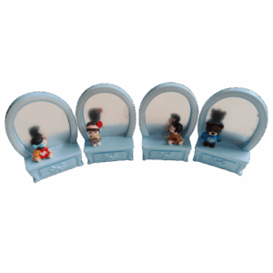 Mini Lampara De Mesa Tamaño 15X3.5X9cm, Estilo De Bateria Color Azul X und SKU CR24003-93