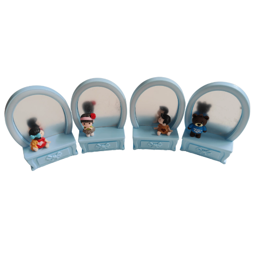 Mini Lampara De Mesa Tamaño 15X3.5X9cm, Estilo De Bateria Color Azul X und SKU CR24003-93