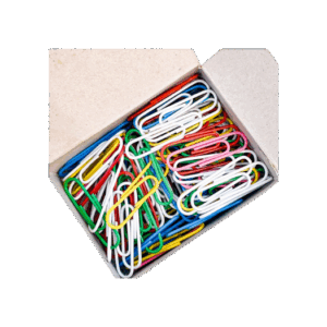 Caja De Clips X 100pcs 33mm Colores Surtidos X und SKU CR24003-538