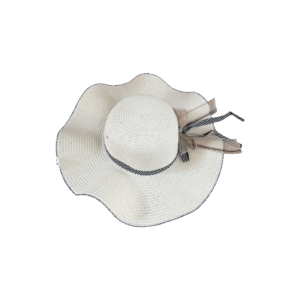 Sombrero Con Moño Color Caqui-Blanco-Beige X und SKU BB-F243123