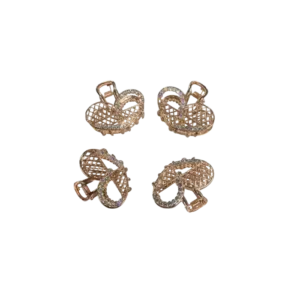 Mini Caiman Metalico De Corazon