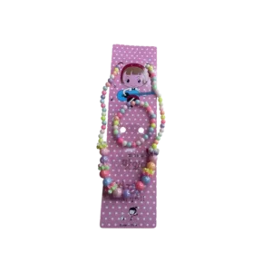 Set De Accesorios Para Niña Pulsera y Collar
